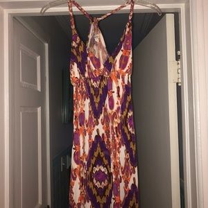 Size small juniors Razorback mini dress